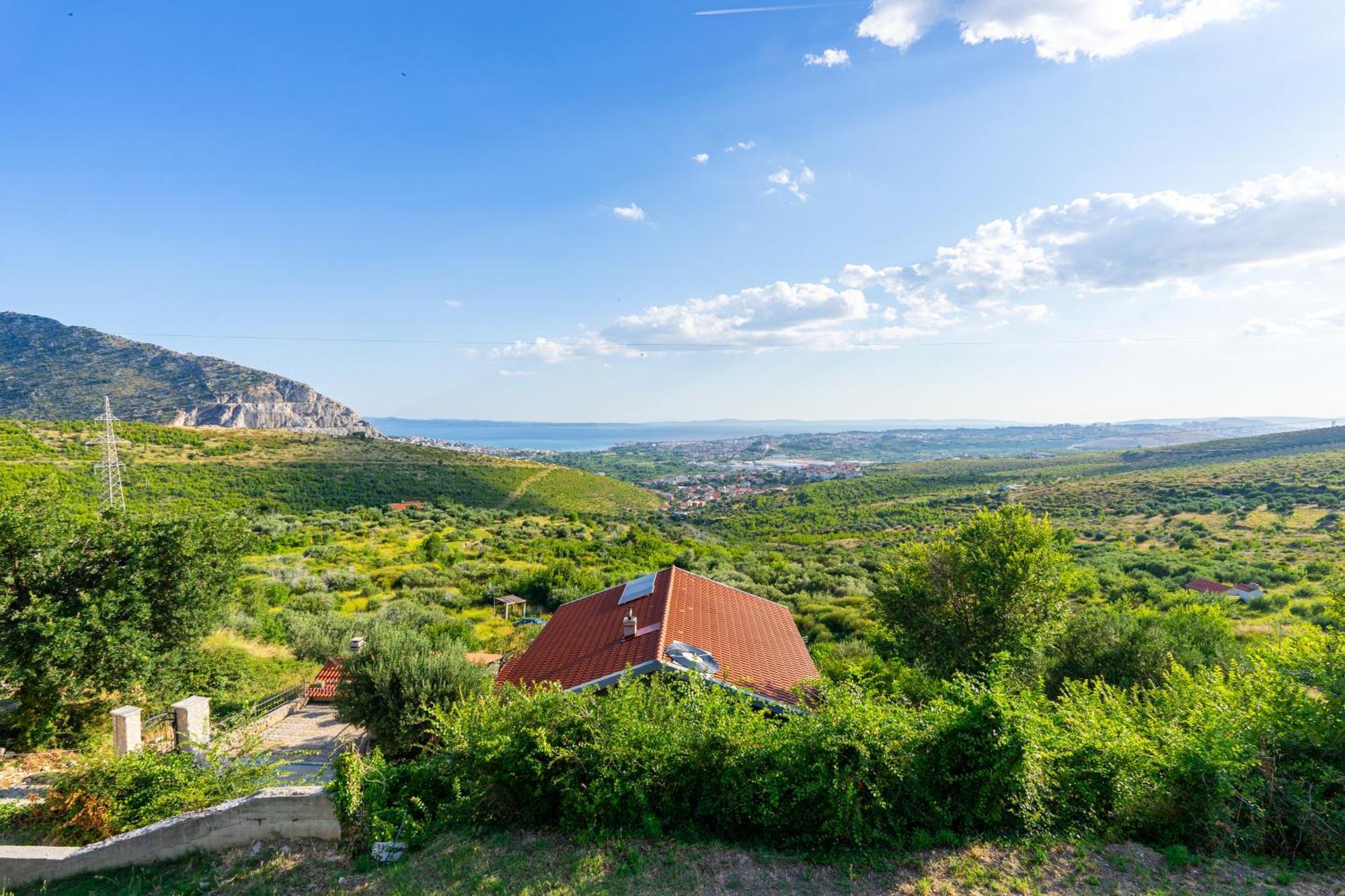 Olive Garden House In Zrnovnica With A View & Bbq Villa Kültér fotó