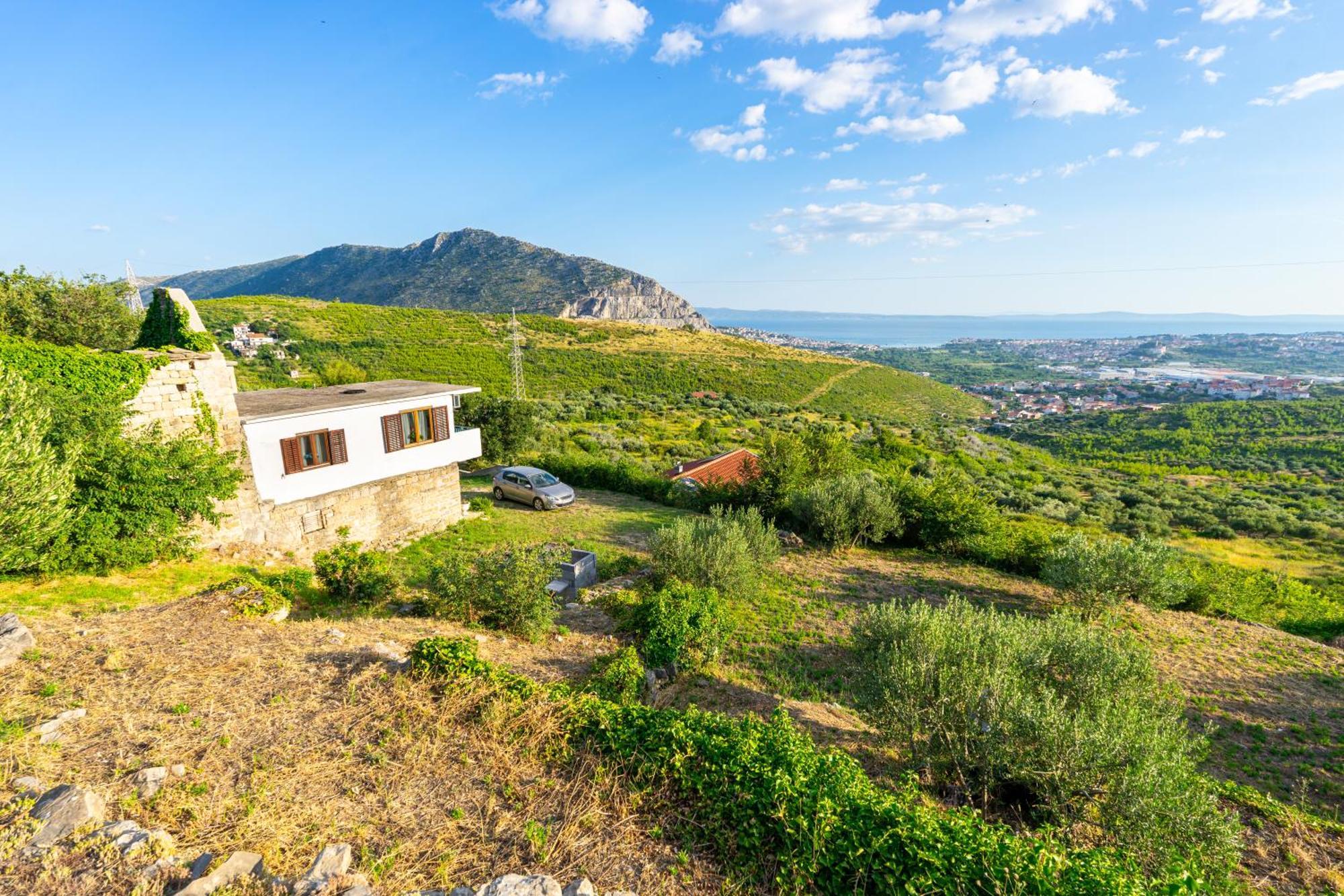 Olive Garden House In Zrnovnica With A View & Bbq Villa Kültér fotó